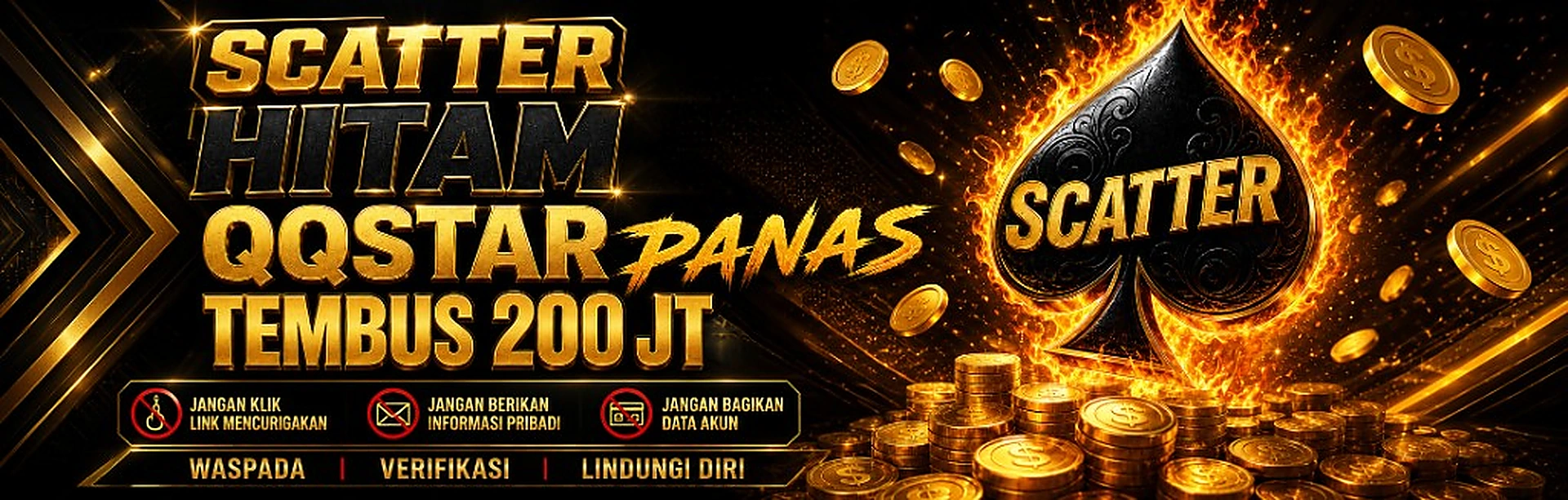 Scatter Hitam QQSTAR panas tembus 200 jt