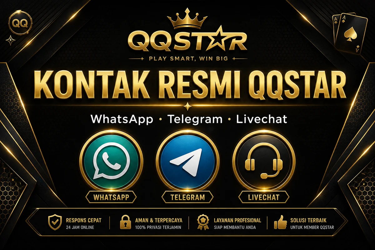 Kontak Resmi QQSTAR WhatsApp Telegram Livechat